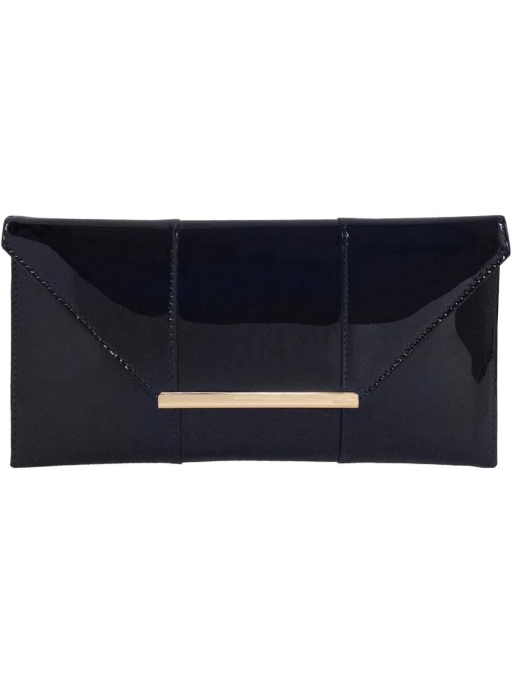 Chic Faux Patent Leather Envelope Candy Clutch - Stylish Evening Bag for Parties